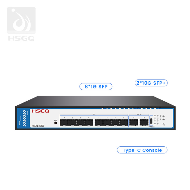 Управляемый оптический коммутатор L2 с 2*10G SFP+