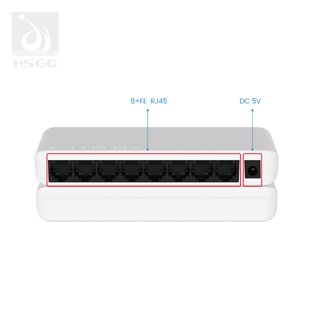 Коммутатор Ethernet 8 портов для улицы для Eero