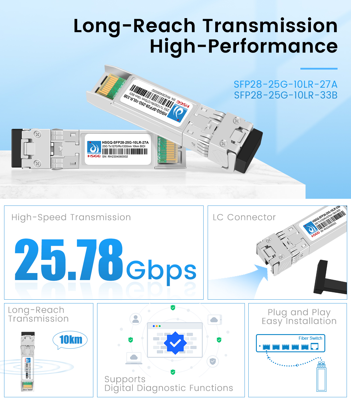 25 модулей GIG SFP