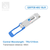 40G Compatible 10GBase-LR SFP+ 1310 нм 40 км DOM Дуплекс