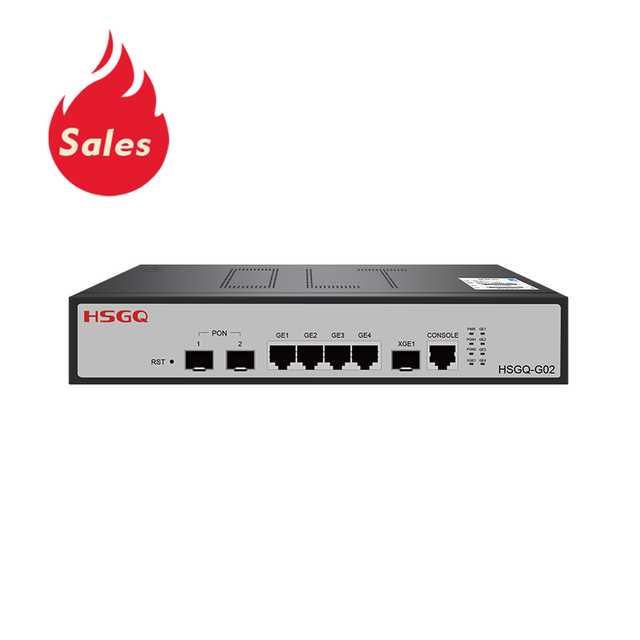 2 порта Gpon OLT, настроенные для доступа FTTH